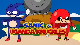 Uganda Knuckles and Sanic know the way