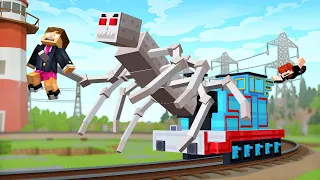 THOMAS THE TRAIN.EXE ME ATACOU NO MINECRAFT !! ( TREVOR HENDERSON )