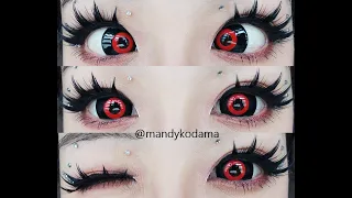 SHOWCASE: Mini Sclera Lens - Sweety Mini Sclera Lens Red (17mm) (Uniqso)