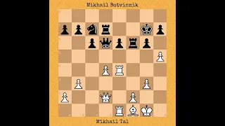 Mikhail Tal vs Mikhail Botvinnik | World Championship Match, 1960 #chess