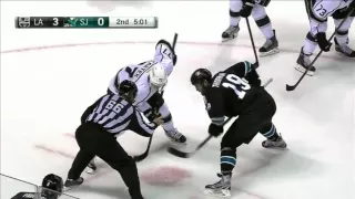 Los Angeles Kings at San Jose Sharks 10 22 2015 HD