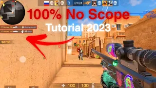 100% No Scope Tutorial 2023 ⁉️ 😱🏆 | Standoff 2 0.22.3