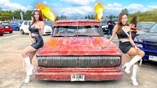 Show Cars, Drifting and Hot Girls in Southern Thailand!