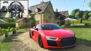 Audi R8 V10 Plus | Forza Horizon 4 | Logitech g29 gameplay