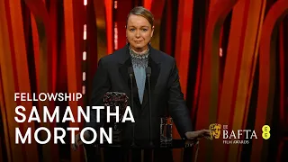 Samantha Morton collects her BAFTA Fellowship Award | EE BAFTA Film Awards 2024