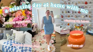 a relaxing home vlog *cleaning, gardening, self care  & more*