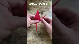 DRAGON PAPER ORIGAMI TUTORIAL | HOW TO DIY PAPER DRAGON ORIGAMI INSTRUCTIONS STEP BY STEP | FOLDING