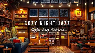 Smooth Jazz Music ~ Relaxing Jazz Instrumental Music in Cozy Coffee Shop Ambience to Study, Sleeping