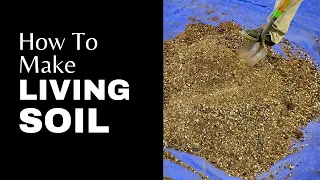 How To Make Living Soil - DIY Soil Recipe