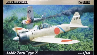 Eduard 1/48th Scale A6M2 Zero Type 21 Profi Pack