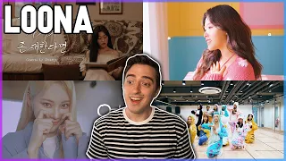 LOONA - DALPLY Marathon + "Flip That" Dance Practice | REACTION