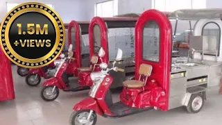 ELECTRIC FOOD CARTS # CARTS MANUFACTURER IN DELHI# SAI STRUCTURES INDIA/ E-FOOD CARTS ON E-RICKSHAW#