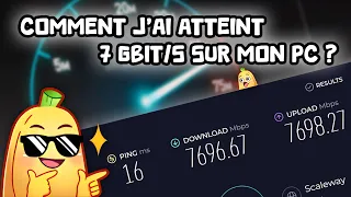 7 Gbit/s avec ma box et mon PC : COMMENT et POURQUOI je les ai dépassés ? (en fibre ou ethernet !)