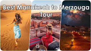 Morocco Merzouga Sahara Desert Trips Luxury Camp | Camels & Sandboarding Erg chebbi | Marrakech Tour