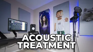 Home Studio Acoustic Treatment | BEFORE & AFTER