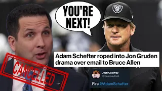 Adam Schefter Next To Be Cancelled After Gruden? | They Want Him FIRED Over Email To Bruce Allen