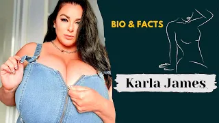 Karla James | Curvy & Plus Size Model | English Model & Social Media Star | Biography & Facts