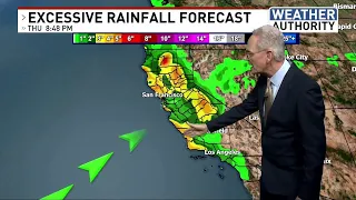 Another #AtmosphericRiver is sending another powerful storm system to #California.