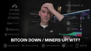 Are The Miners About To Bounce? Bitcoin Down / Miners Up! Miners Vs. Bitcoin Last Week Review!