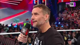 CM Punk será parte de RAW - WWE RAW 11 de Diciembre 2023 Español Latino