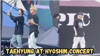 Taehyung sang his song at Hyoshin concert