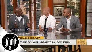 Gary Payton shares how Bronny Jr. factors into LeBron James' free agency decision | The Jump | ESPN