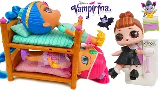 Shimmer Shine + LOL Surprise Dolls Bedtime Routine