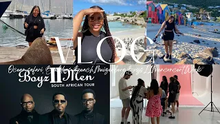 VLOG: Tourists in Hout Bay, Boulders Beach & Muizenberg | Boys II Men concert | Jet Mag cover shoot