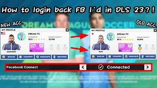 How to login back Facebook I'd in DLS 23?! | DLS 23 how to login FB I'd