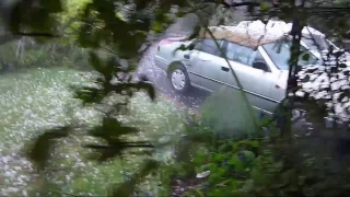 Hail Storm! RAW video footage!