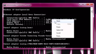 Find your IP Address using Command Prompt CMD