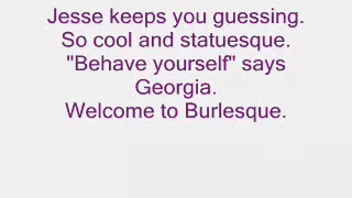 Cher - Welcome To Burlesque (Lyrics)