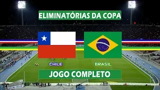 Chile x Brasil - Jogo Completo - Eliminatórias da Copa 2018 (08/10/2015)
