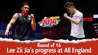 Badminton highlights I Lee Zii Jia vs Loh Kean Yew II All England 2024