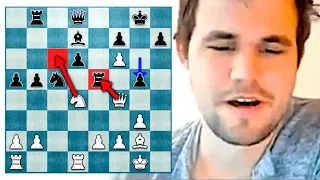 МАГНУС КАРЛСЕН жертвует ФЕРЗЯ! КУбок Бантер Блица на chess24 Шахматы Блиц