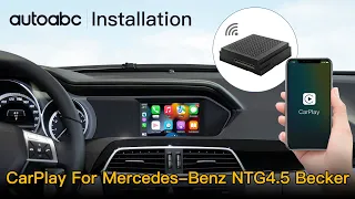 Installing Wireless CarPlay & Android auto for Mercedes Benz NTG4.5 Sprinter Becker module