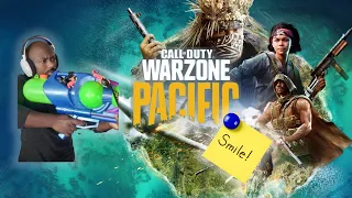 My FIRST GAMES on Warzone Pacific Map | NEW Caldera Gameplay