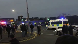 Celtic 3 - Airdrie 0 - Section B Casuals Confronted by Celtic Fans - 19 January 2019