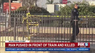 Man Pushed In Front Of Train And Killed