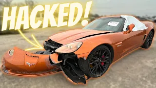 Buying CHEAP Corvettes At SALVAGE Auction!