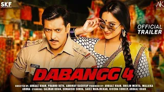 Dabangg 4 official Trailer Salman Khan | sonakshi sinha | Tigmanshu Dhulia | Rohit S, Dabangg 4