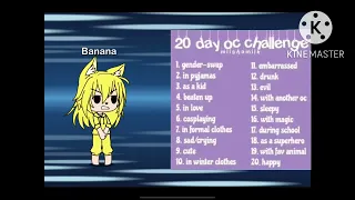 20 Day Oc Challenge In 1 Video | Gacha Life/Gacha Club