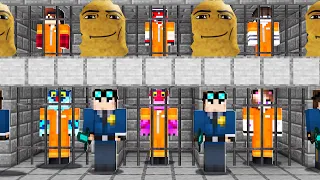 LA PRIGIONE 100% SICURA DEL MEME NUGGET CANTANTE! GUARDIE E LADRI SU MINECRAFT!!