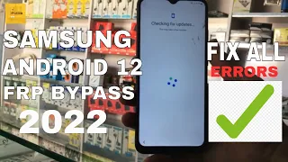 SAMSUNG M02S (M025F) FRP BYPASS / GOOGLE ACCOUNT REMOVE ANDROID 12 WITHOUT PC 2022 FIX ALL ERRORS