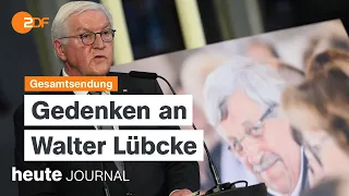 heute journal vom 02.06.2024 Fünfter Jahrestag des Mordes an Walter Lübcke, Europawahl, Hochwasser