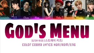 Stray kids (스트레이 키즈) God's Menu (9 Members ver.) {Color Coded Lyrics_Han_Rom_Eng}