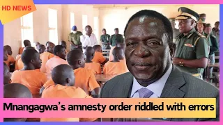 Mnangagwa’s amnesty order riddled with errors