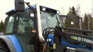 New Holland TM 150 -STRAIGHT PIPE TURBO WHISTLE SOUND !!