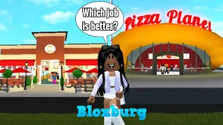 Is BLOX BURGERS Better Than PIZZA DELIVERY? | Working ONE REAL HOUR In Bloxburg Roblox