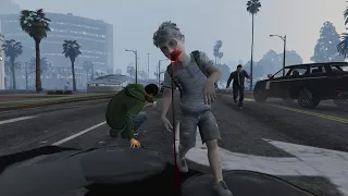 JOGANDO COM A CRIANÇA ZOMBI NO HALLOWEEN no GTA 5